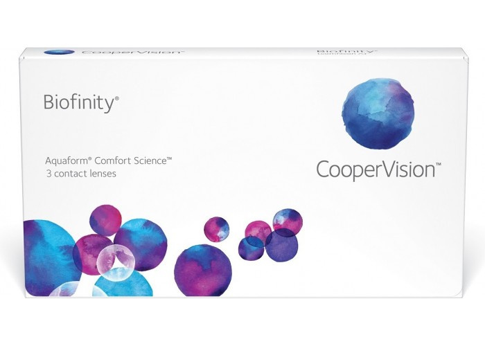 COOPER VISION Biofinity Μηνιαίοι Σφαιρικοί 3Pack COOPER VISION Biofinity Μηνιαίοι Σφαιρικοί 3Pack